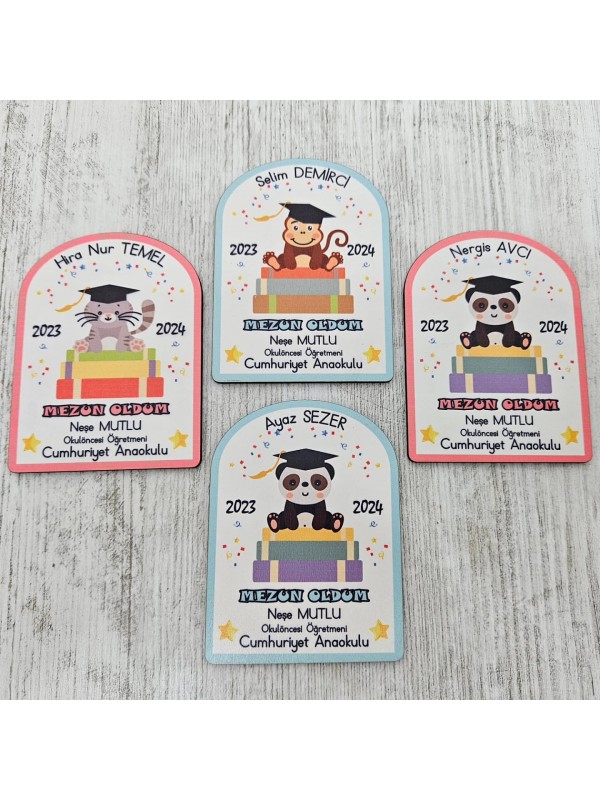 Mezuniyet Baskılı Çerçeve Magnet …