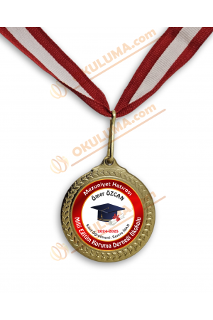 Mezuniyet Madalyası (Kırmızı)&hellip;