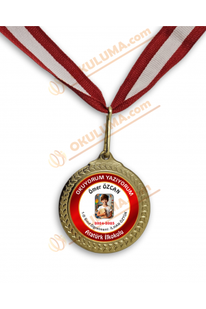 Okuyorum Yazıyorum Madalya (Model 2)&hellip;