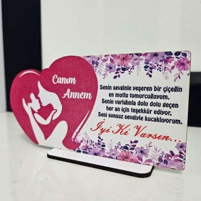 Anneler Günü Baskılı Plaket …