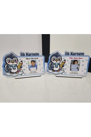 İlk Karnem Baskılı Plaket - Penguen&hellip;