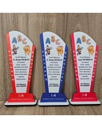 Okumaya Başladım Baskılı Plaket 