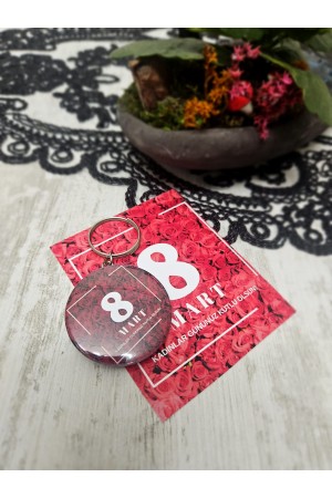 8 Mart Kadınlar Günü Hatırası Anahtarlık - Gül&hellip;