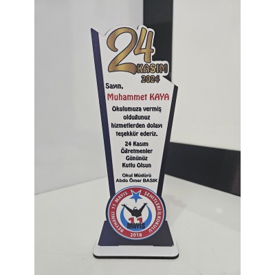 24 Kasım Öğretmenler Günü Plaket Model 2…